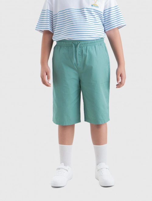 Quần soóc bé trai cotton dáng suông