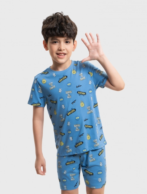 Combo 2 áo mặc nhà bé trai có hình in | OEKO-TEX