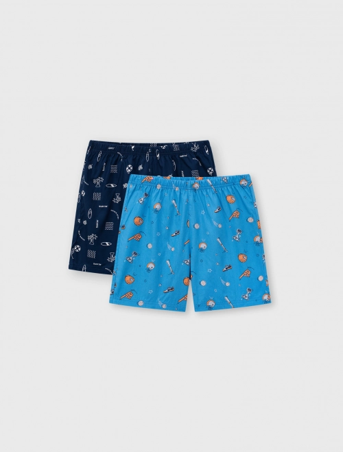 Combo 2 quần mặc nhà bé trai cotton