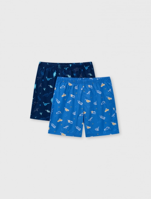 Combo 2 quần mặc nhà bé trai cotton