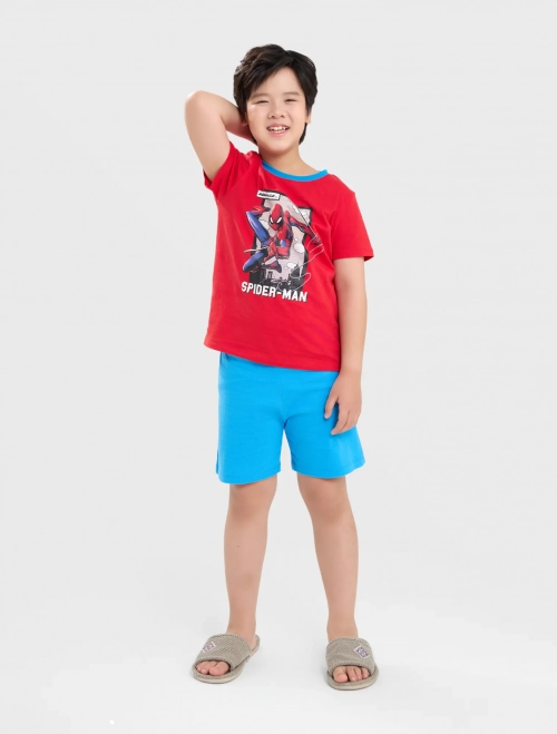 Bộ mặc nhà bé trai in hình Spiderman