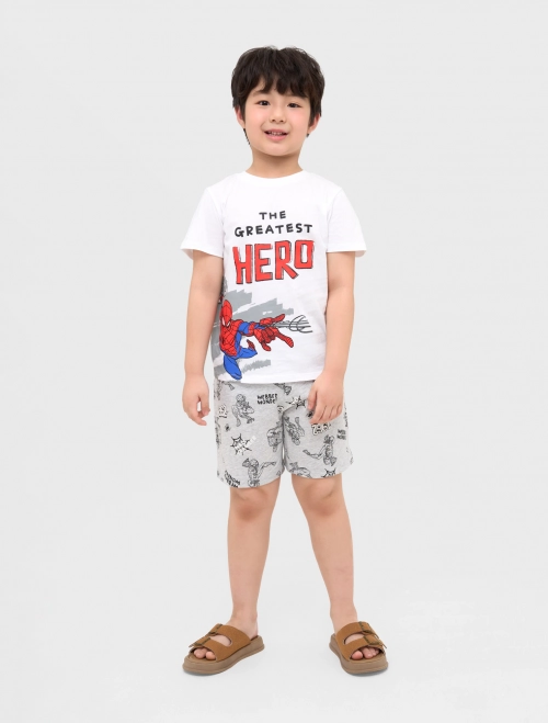 Bộ mặc nhà bé trai in hình Spiderman