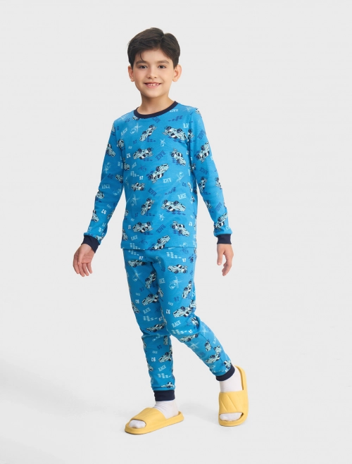 Bộ mặc nhà bé trai hoạ tiết l Oeko-tex