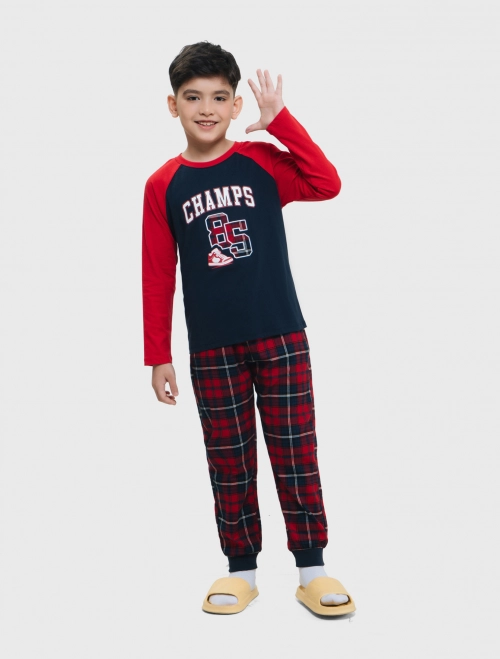 Bộ mặc nhà bé trai có hình in | Oeko-Tex