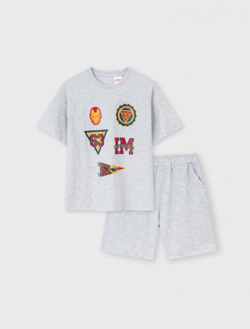 Bộ mặc nhà bé trai cotton có hình in | OEKO-TEX