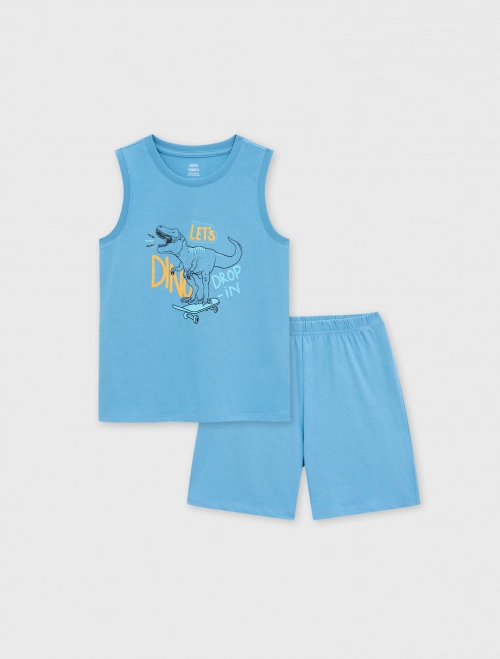 Bộ mặc nhà bé trai có hình in | OEKO-TEX