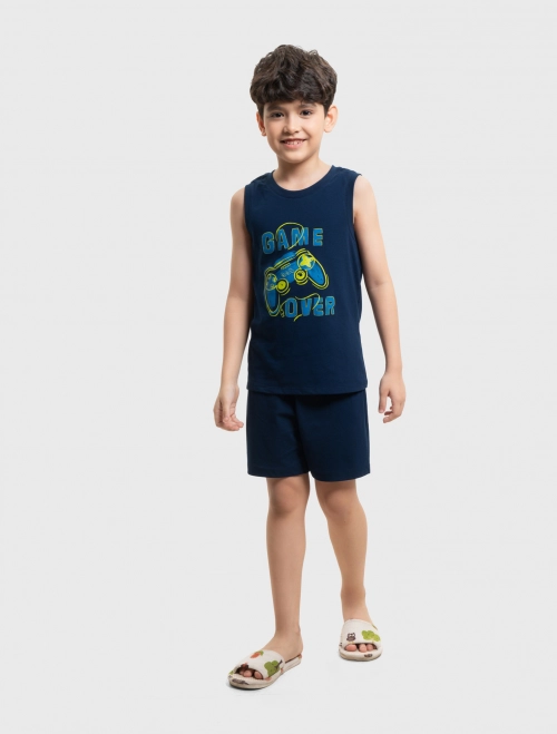 Bộ mặc nhà bé trai có hình in | OEKO-TEX