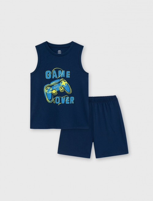 Bộ mặc nhà bé trai có hình in | OEKO-TEX