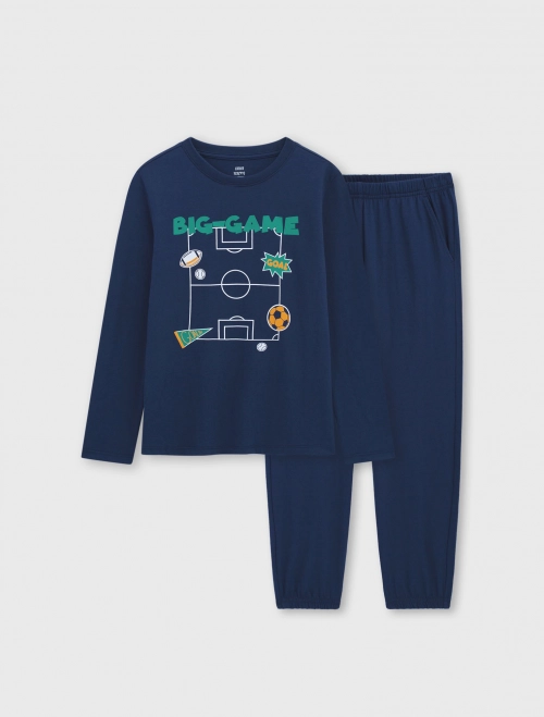 Bộ mặc nhà bé trai có hình in | OEKO-TEX