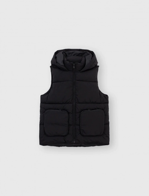 Áo khoác gilet chần bông bé trai