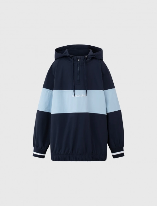 Áo khoác gió bé trai có mũ