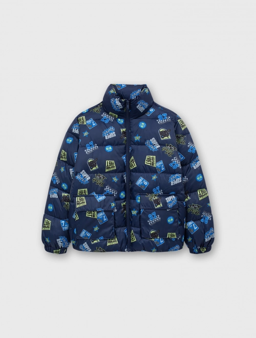 Áo khoác chần bông bé trai