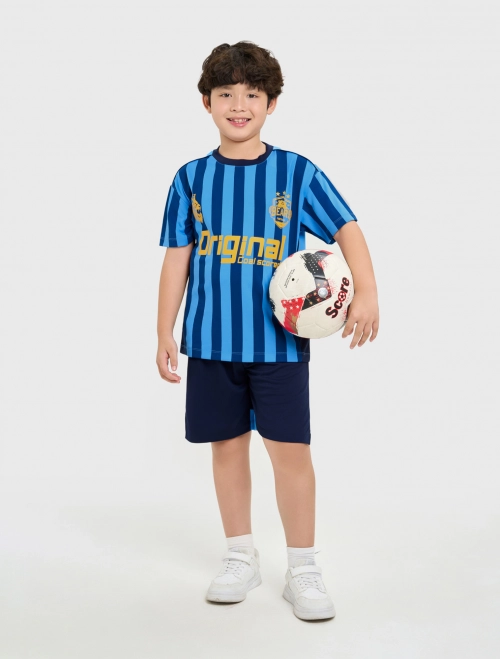 Bộ quần áo active bé trai có hình in