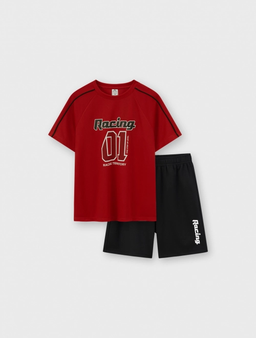 Bộ quần áo Active bé trai có hình in