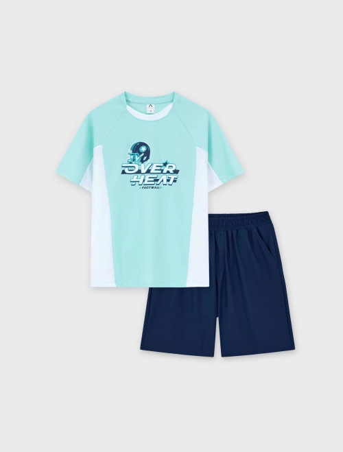 Bộ quần áo active bé trai | Anti UV - Quickdry - Wicking - Cooling feel