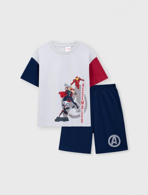 Bộ quần áo bé trai Cotton USA in hình Spiderman