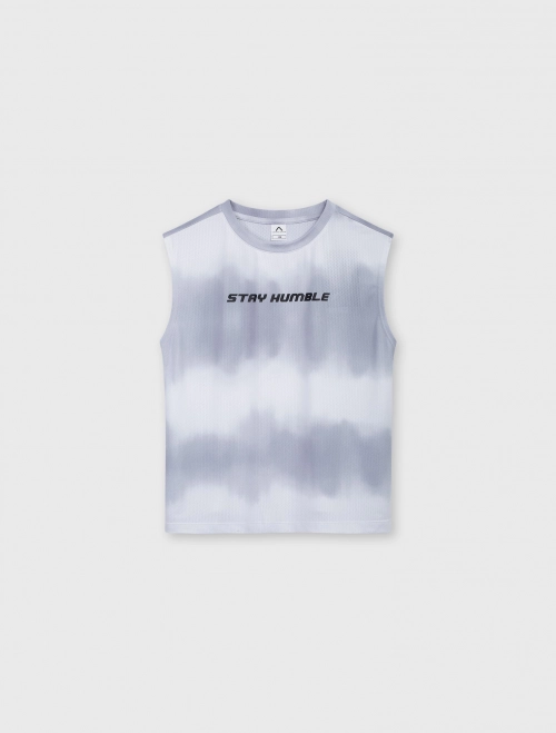 Áo ba lỗ active bé trai có hình in | Wicking
