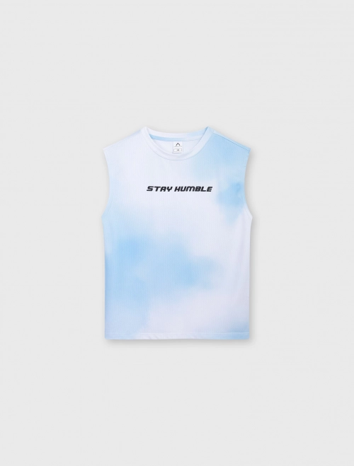 Áo ba lỗ active bé trai có hình in | Wicking
