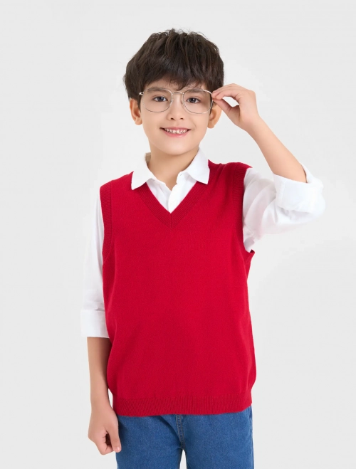 Áo gilet len bé trai