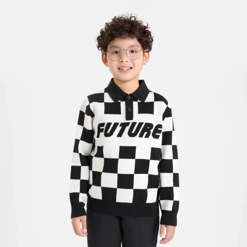 Áo gilet len bé trai