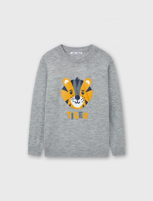 Áo len bé trai có hình in