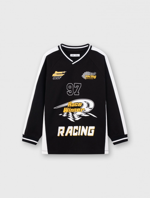 Áo phông bé trai dài tay có hình in