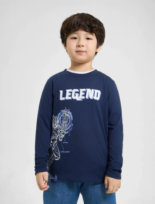 Áo phông bé trai dài tay cotton USA