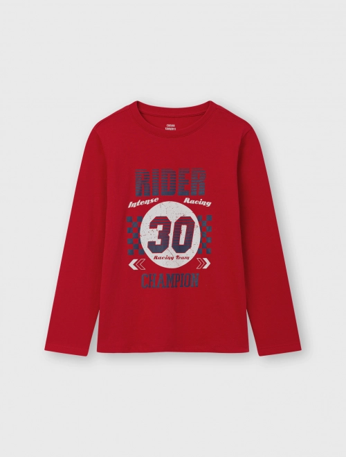 Áo phông bé trai dài tay cotton USA