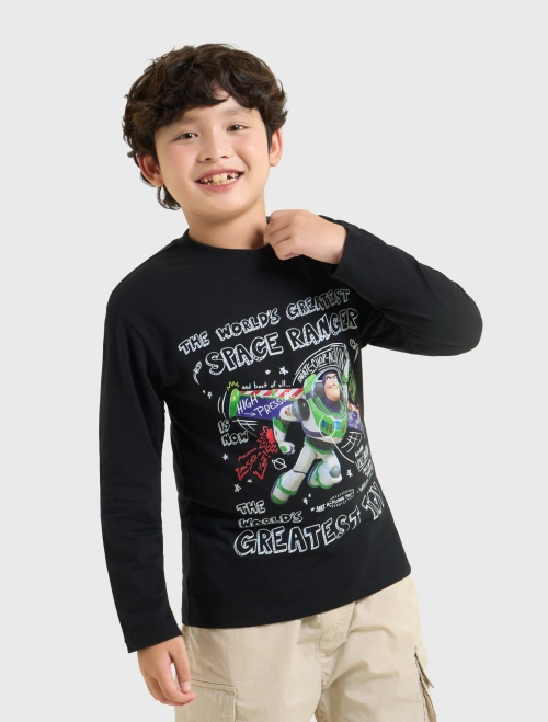 Áo phông bé trai dài tay in hình Disney