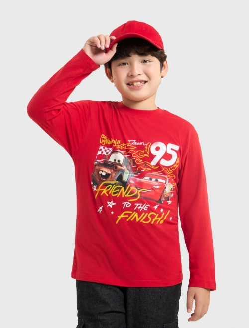 Áo phông bé trai dài tay in hình Disney