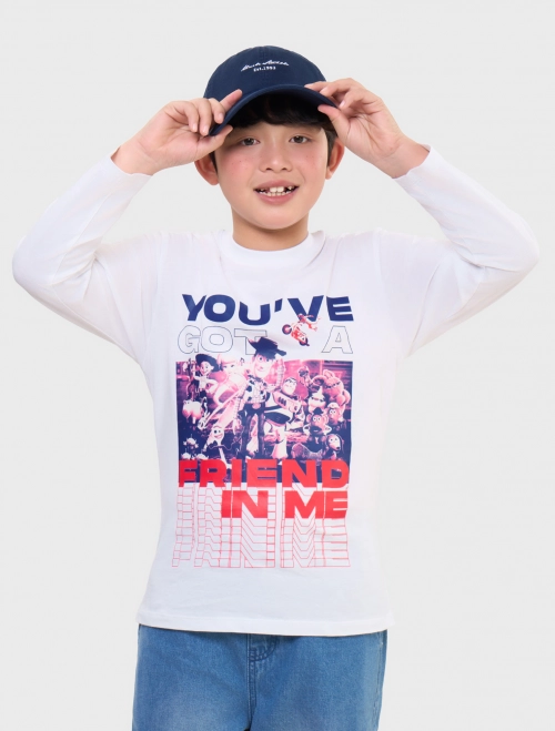 Áo phông bé trai dài tay in hình Disney