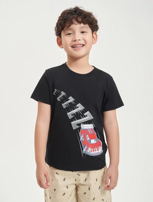 Áo phông bé trai có hình in