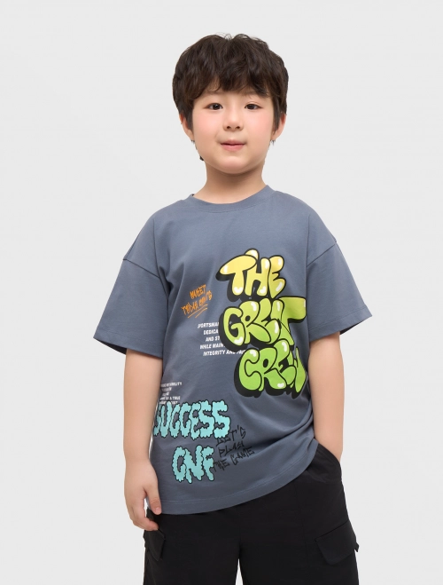 Áo phông bé trai cotton USA có hình in