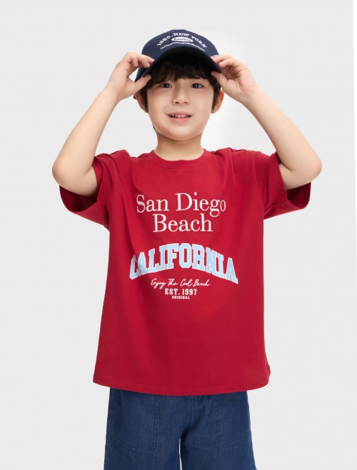 Áo phông bé trai cotton USA có hình in