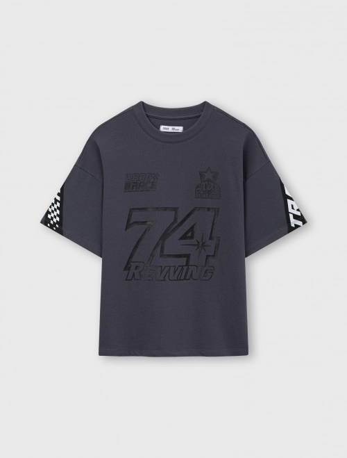 Áo phông bé trai dáng rộng