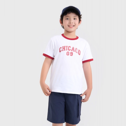 Áo phông bé trai cotton USA có hình in