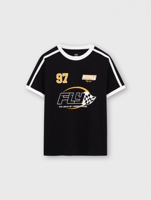 Áo phông bé trai cotton USA có hình in