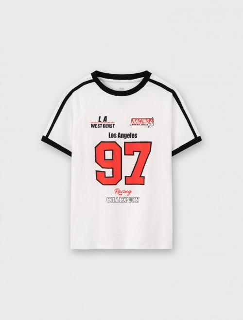 Áo phông bé trai cotton USA có hình in