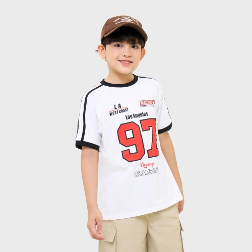 Áo phông bé trai cotton USA có hình in