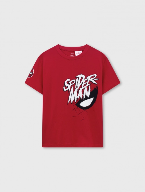 Áo phông bé trai Cotton USA in hình Spiderman