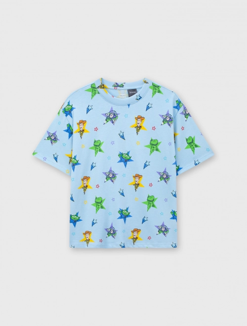 Áo phông bé trai cotton in hình Pixar