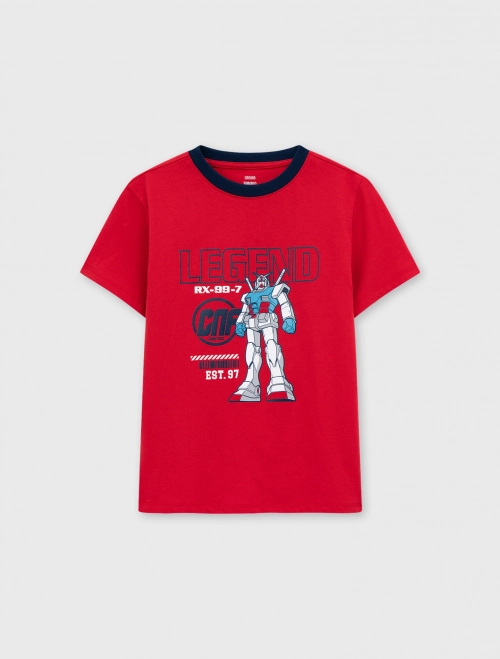 Áo phông bé trai Cotton USA  có hình in| OEKO-TEX
