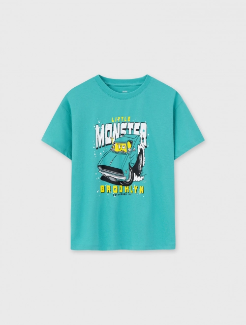 Áo phông bé trai Cotton USA  có hình in | OEKO-TEX