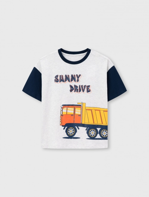 Áo phông bé trai Cotton USA  có hình in | OEKO-TEX