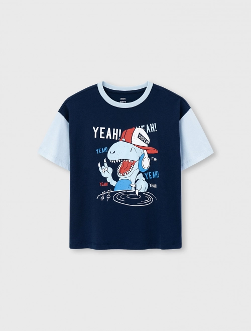 Áo phông bé trai Cotton USA  có hình in | OEKO-TEX