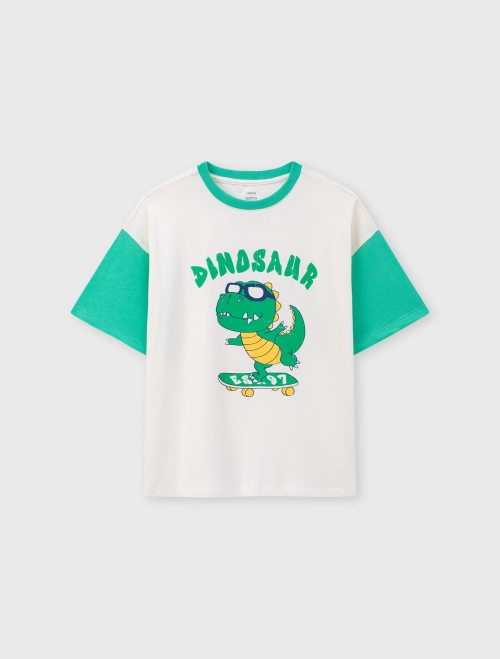 Áo phông bé trai Cotton USA  có hình in | OEKO-TEX
