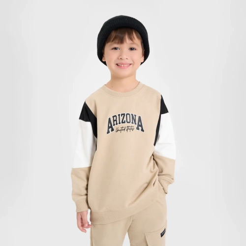 Áo nỉ bé trai có hình in