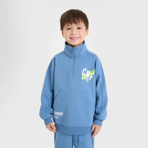 Áo nỉ bé trai có hình in