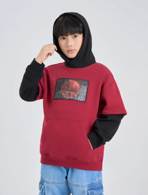 Áo nỉ có mũ bé trai