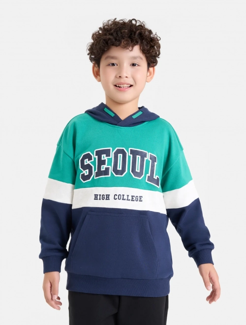 Áo nỉ có mũ bé trai